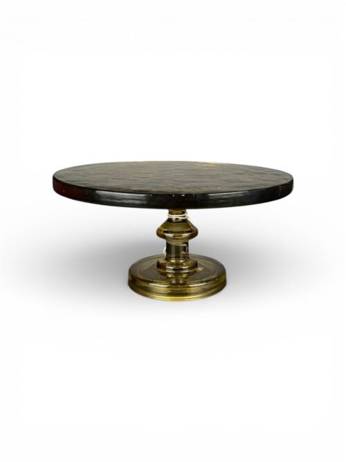 Stiklinis apvalus padėklas