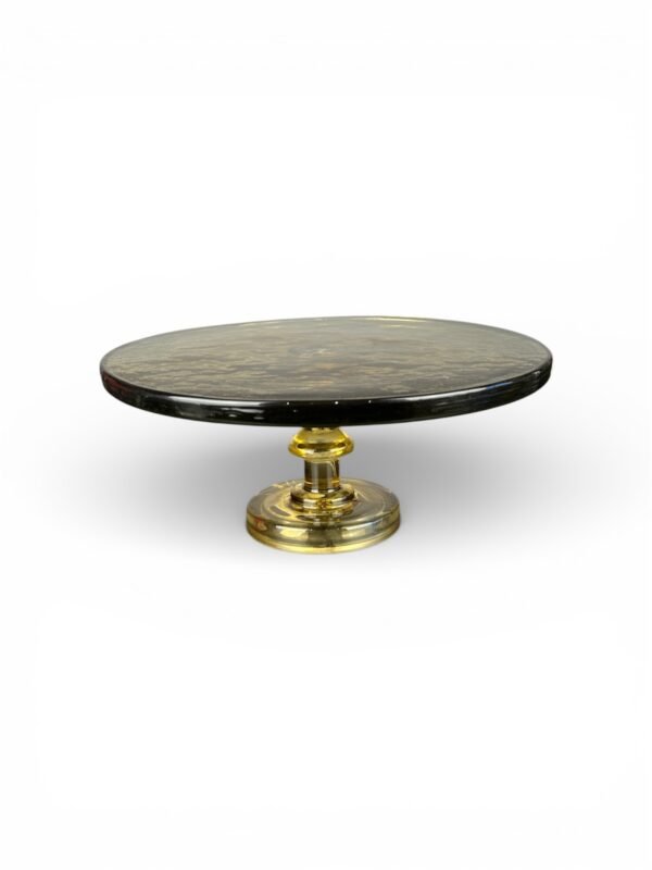 Stiklinis padėklas ant kojelės